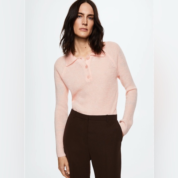 Mango long-sleeved polo-neck sweater - Picture 2 of 9